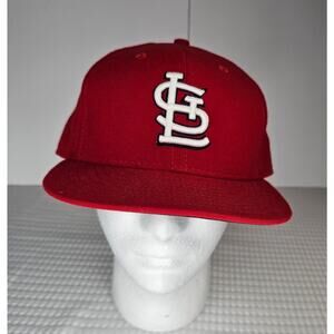 St. Louis Cardinals Cap Hat Red Authentic‎ Collection New Era 59FIFTY Size 7 7/8